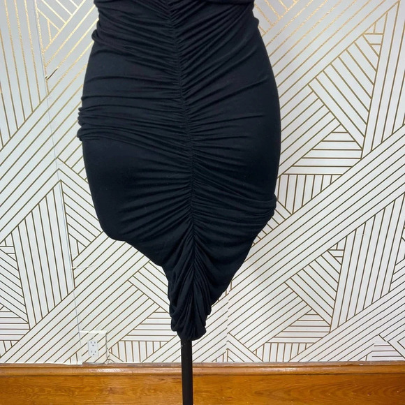 Rachel Pally Black‎ Ruched Shirred Bodycon Tank Dress Size Small - Picture 11 of 13